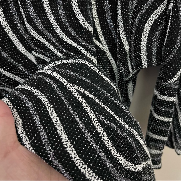 NWOT Zara Glitter Sparkly Wrap Dress - Picture 7 of 8